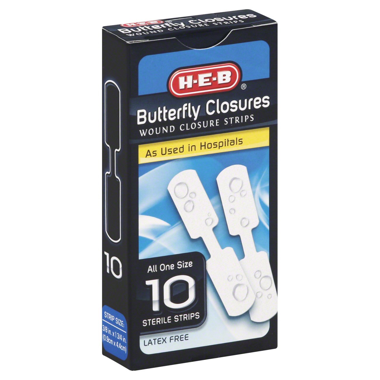 H-E-B Butterfly Wound Closure Strips