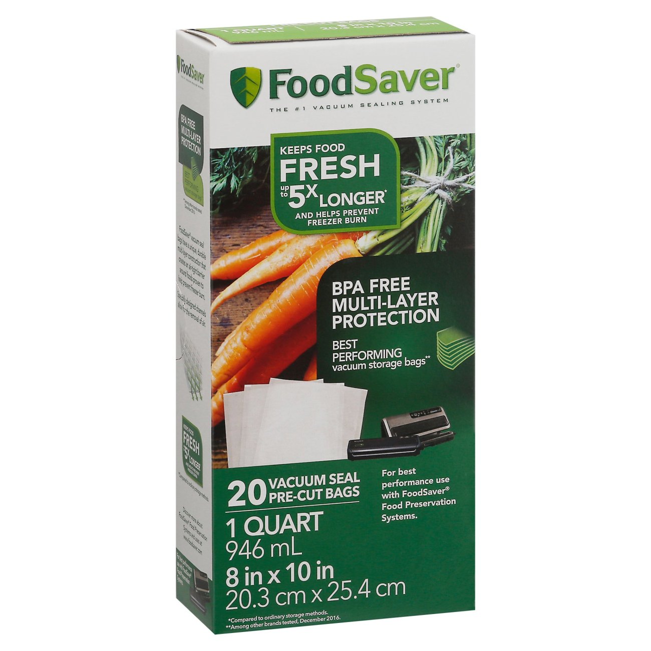 FoodSaver Quart Bags