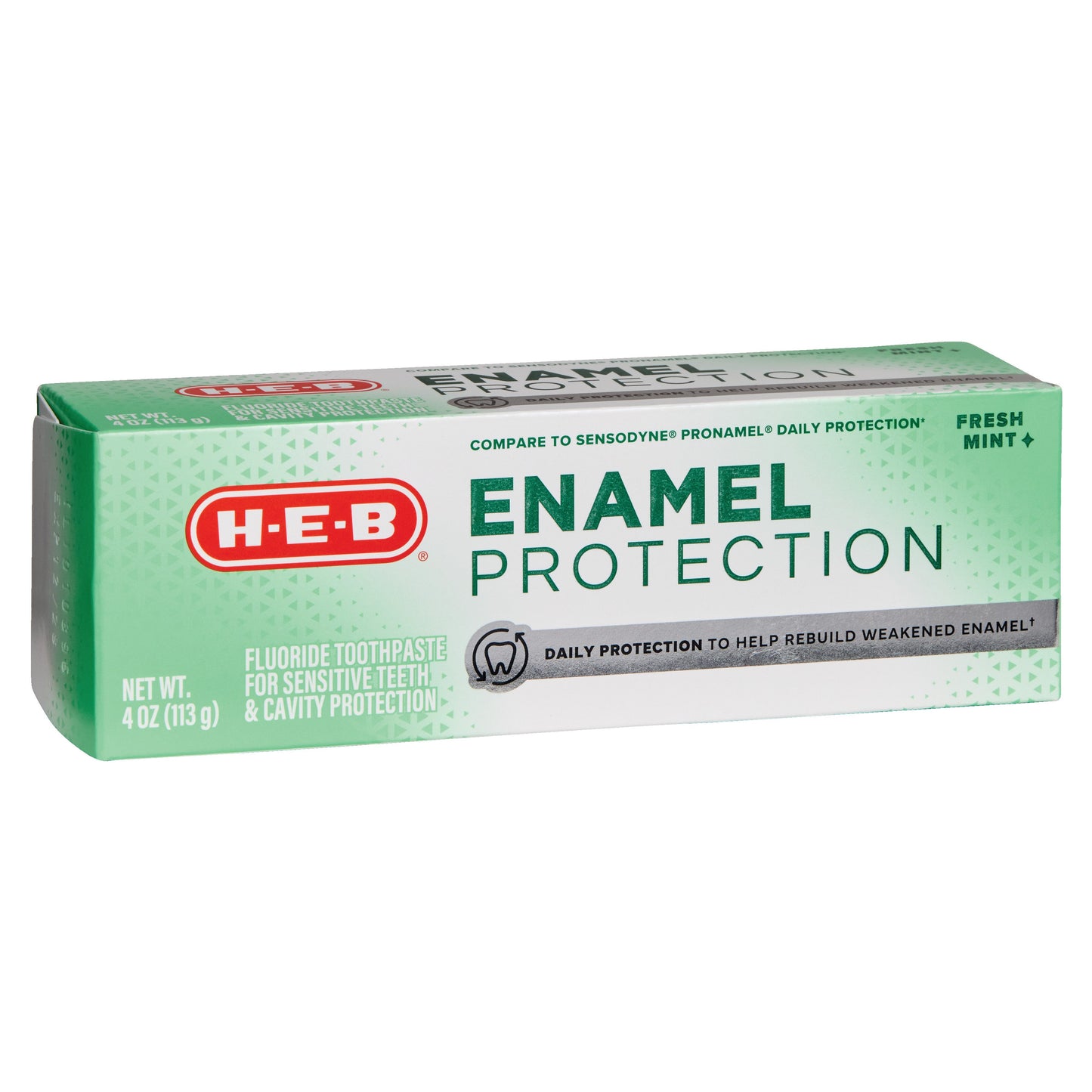H-E-B Enamel Protection Fluoride Toothpaste - Fresh Mint