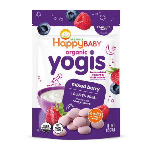 Happy Baby Organics Yogis Snack - Mixed Berry