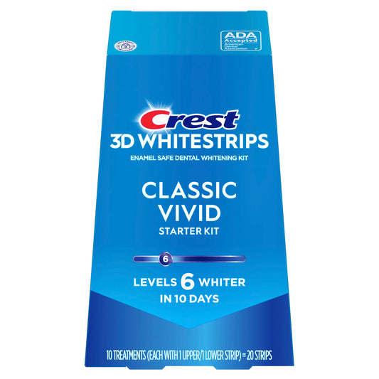 Crest 3DWhitestrips Dental Whitening Kit - Classic Vivid