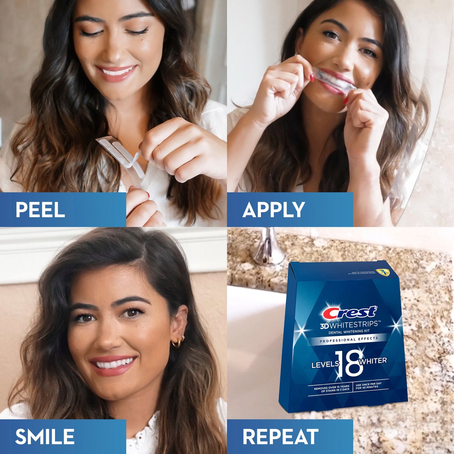 Crest 3D Whitestrips Professional Effects Dental Whitening Kit