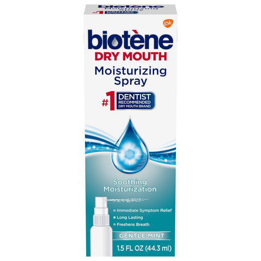 Biotene Moisturizing Dry Mouth Spray, Gentle Mint