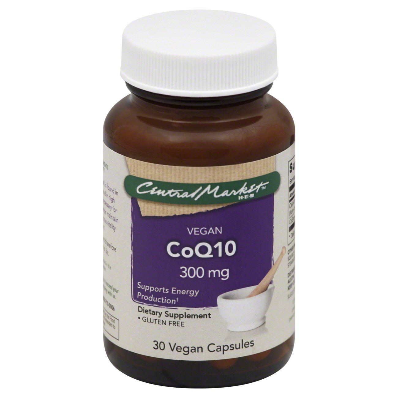 Central Market CoQ10 300 mg Vegan Capsules