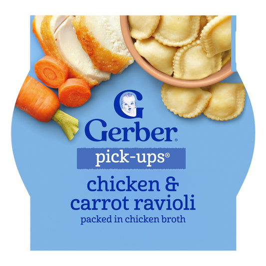 Gerber Mealtime for Toddle Pick-Ups - Chicken & Carrot Ravioli