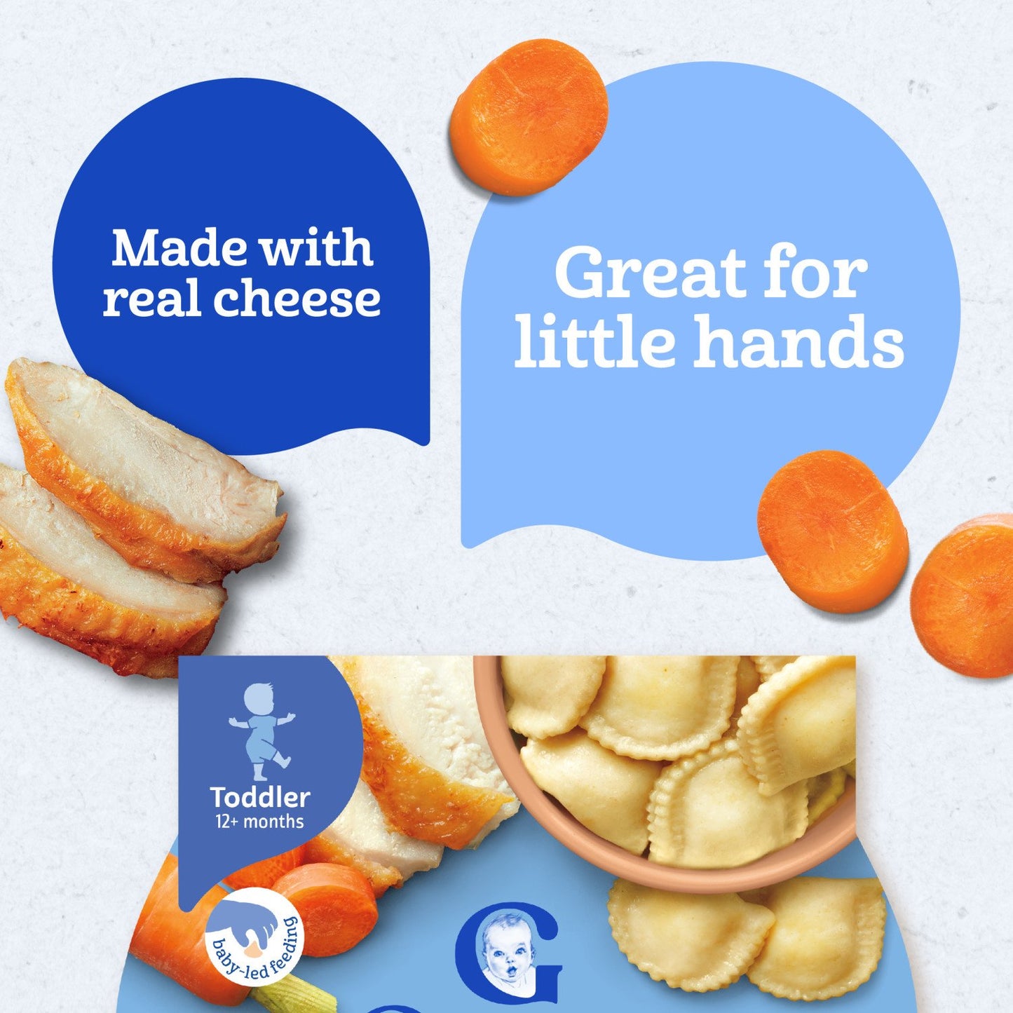 Gerber Mealtime for Toddle Pick-Ups - Chicken & Carrot Ravioli