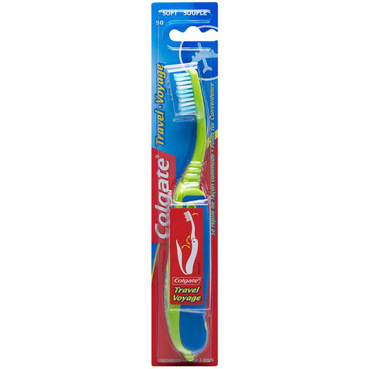 Colgate Travel Size Compactable Toothbrush Soft - Assorted Colors