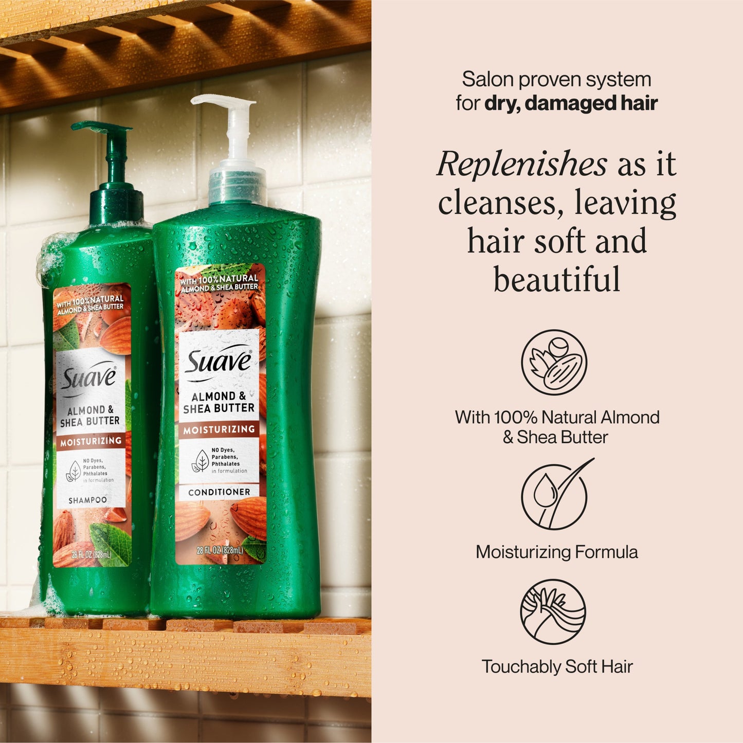Suave Almond & Shea Butter Moisturizing Shampoo