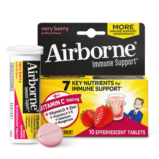 Airborne Effervescent Tablets Very Berry