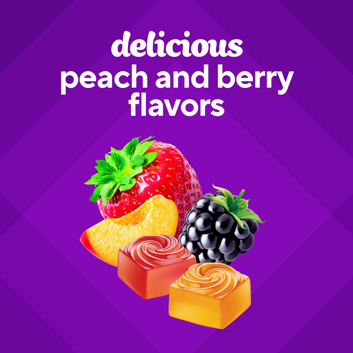 Vitafusion Fiber Well Sugar Free Gummies - Peach, Strawberry, & Berry