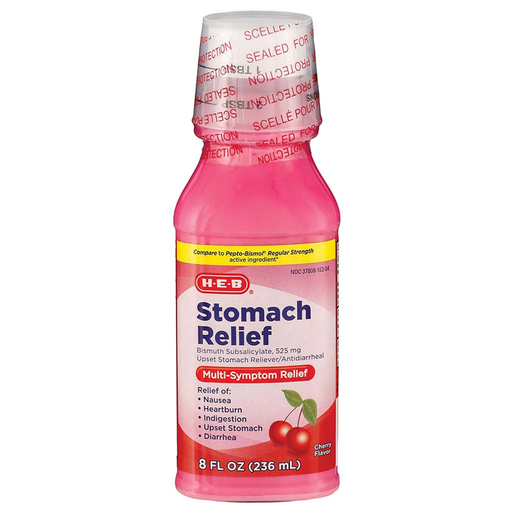 H-E-B Regular Strength Stomach Relief - Cherry
