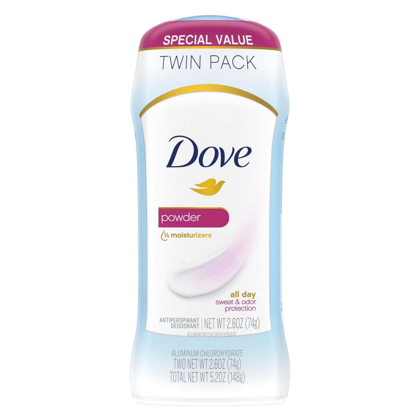 Dove Invisible Solid Antiperspirant Deodorant - Powder, 2.6 oz