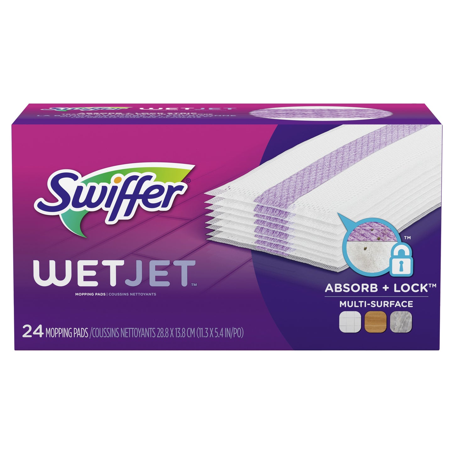 Swiffer WetJet Multi Surface Floor Cleaner Spray Mop Pad Refill