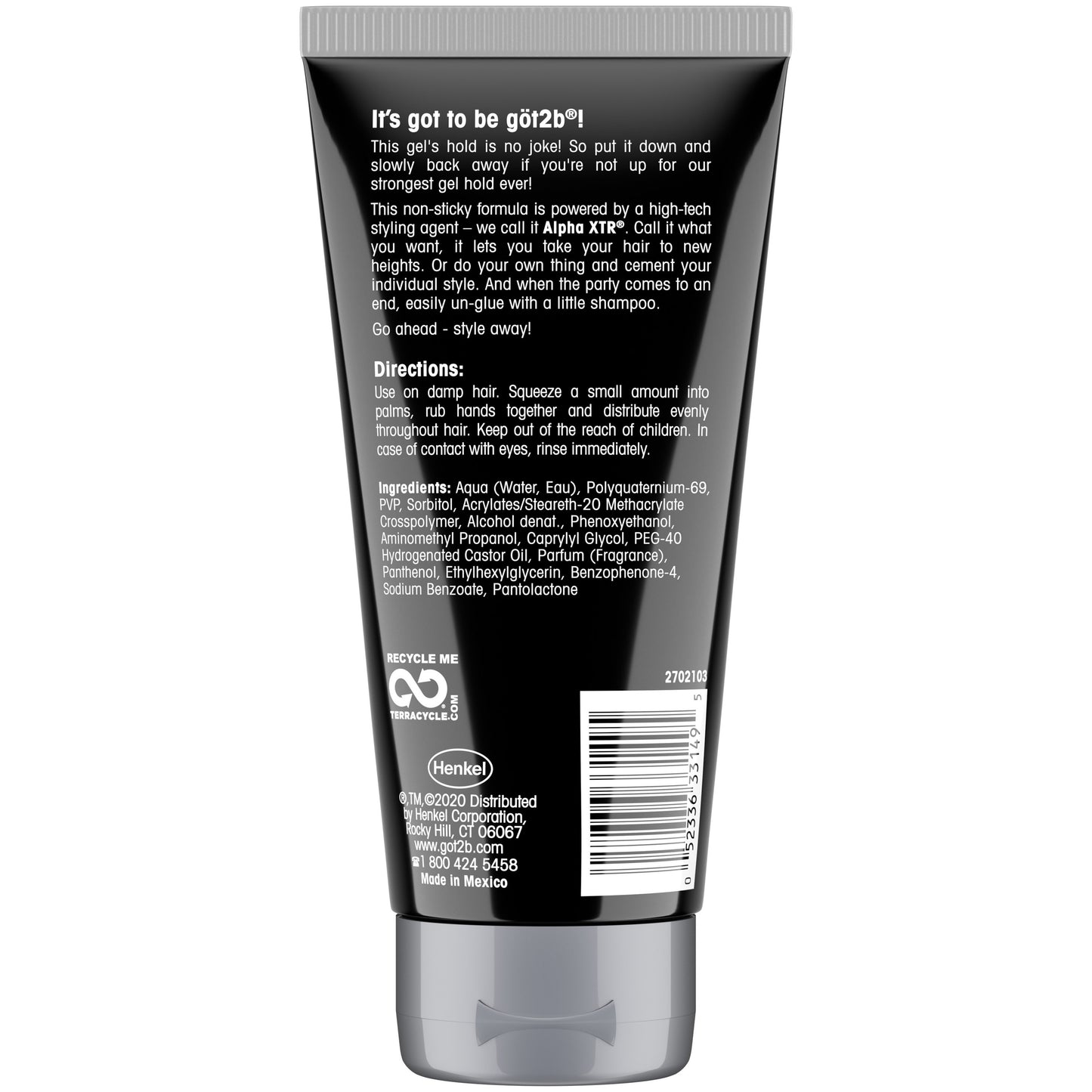 Got2b Ultra Glued Invincible Styling Hair Gel