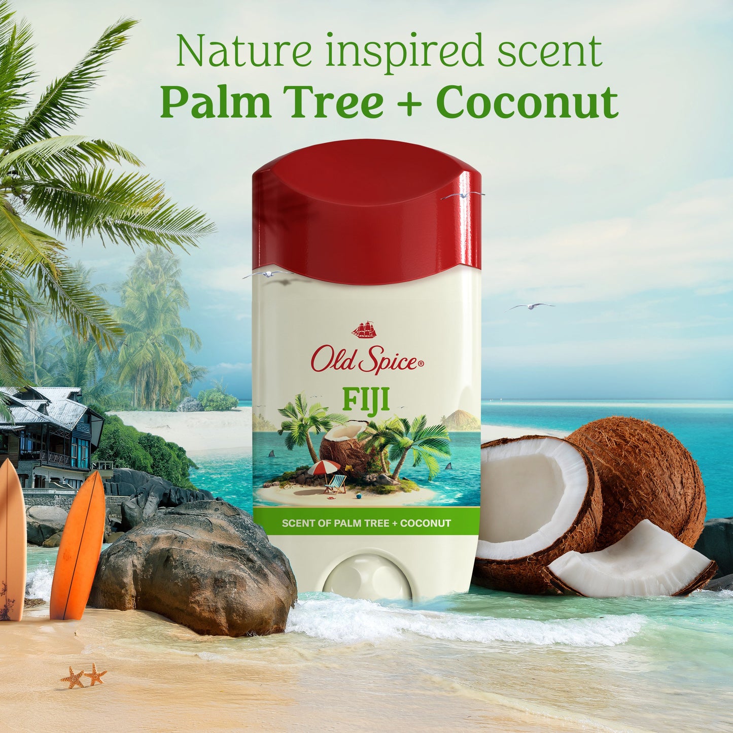 Old Spice Men's Antiperspirant  Deodorant - Fiji