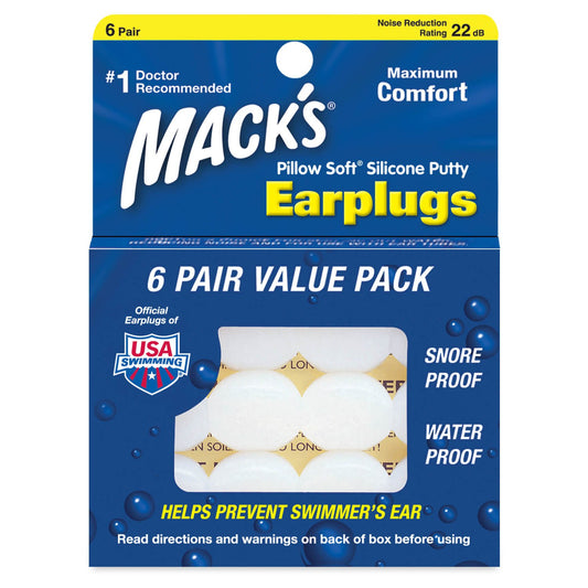 Mack's Pillow Soft Silicone Putty Earplug