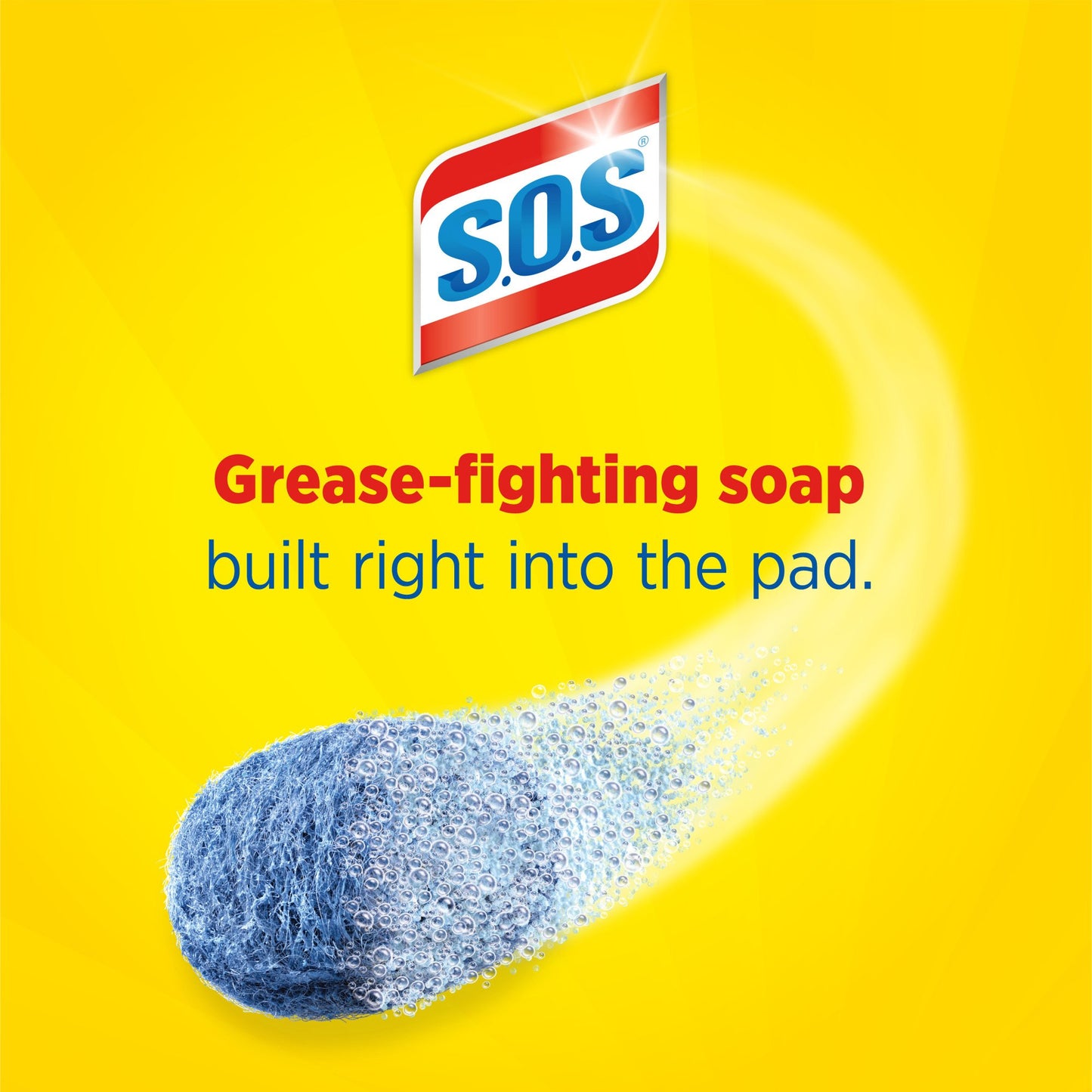 Clorox S.O.S. Lavender Scent Soap Filled Steel Wool Pads