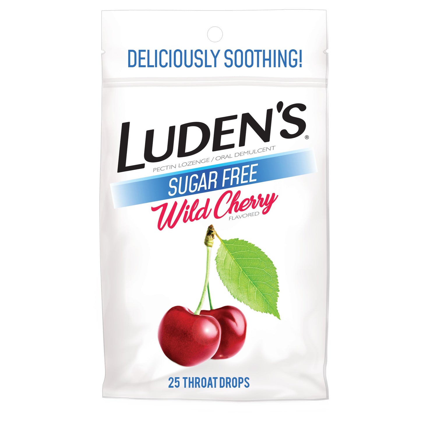 Luden's Sugar Free Soothing Throat Drops - Wild Cherry