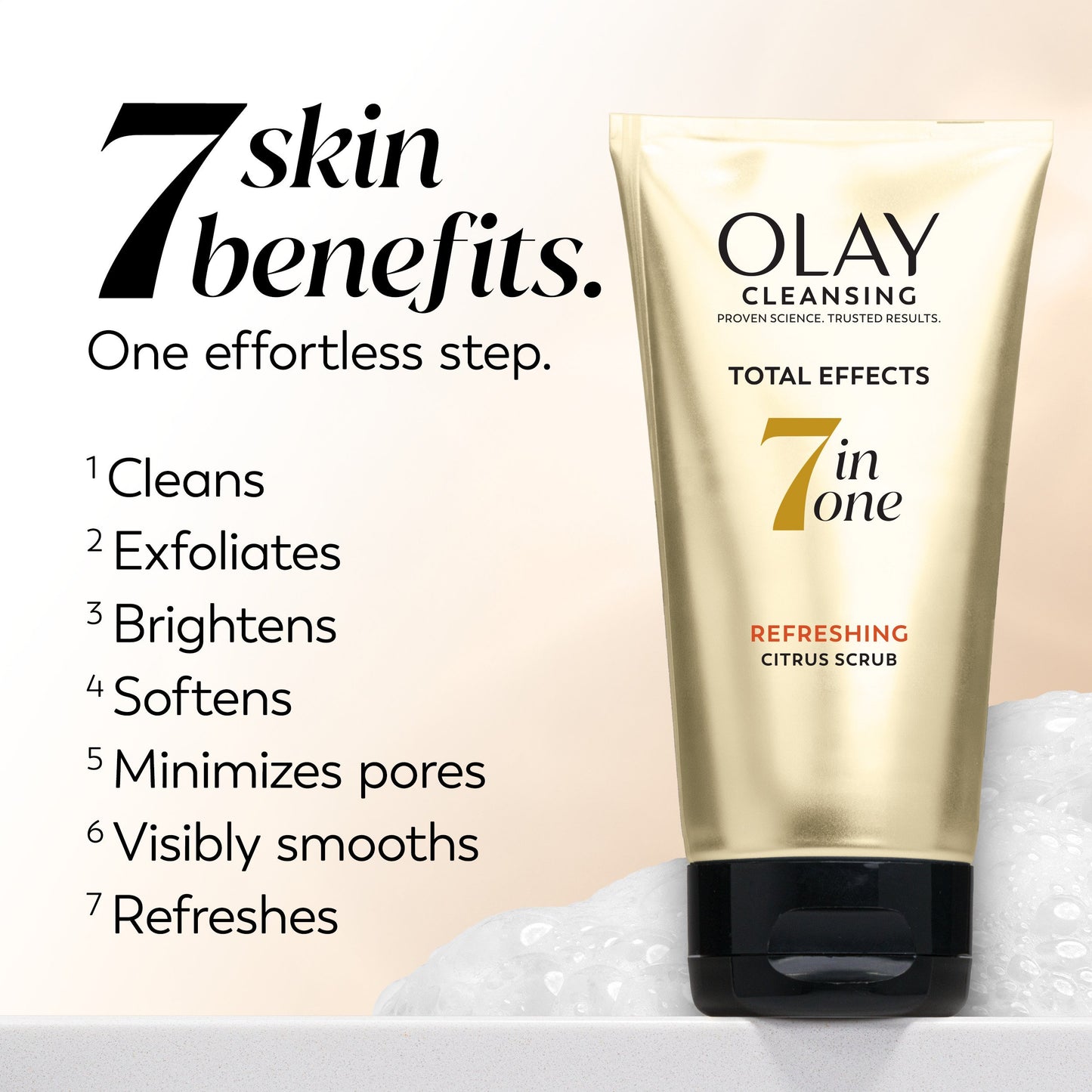 Olay Total Effects Refreshing Citrus Scrub Facial Cleanser