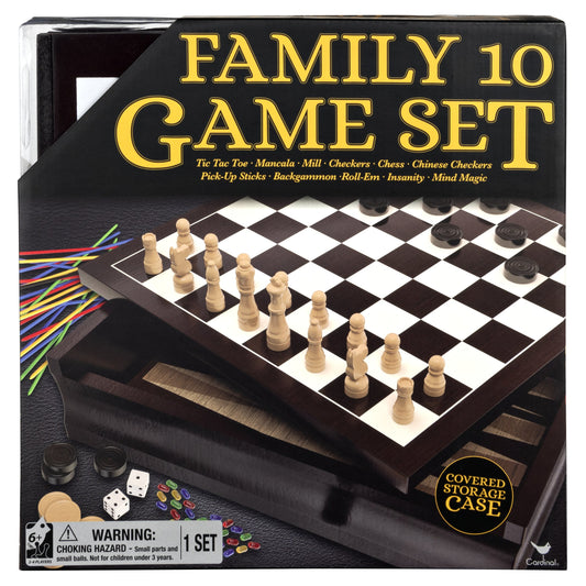 Cardinal Industries Family 10 Game Set