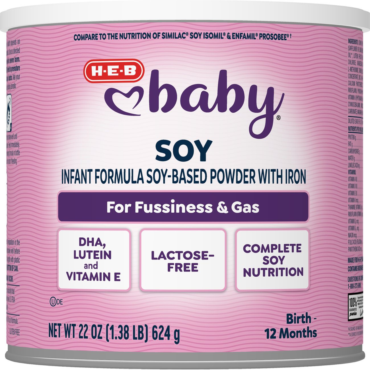 H-E-B Baby Soy-Based Powder Infant Formula