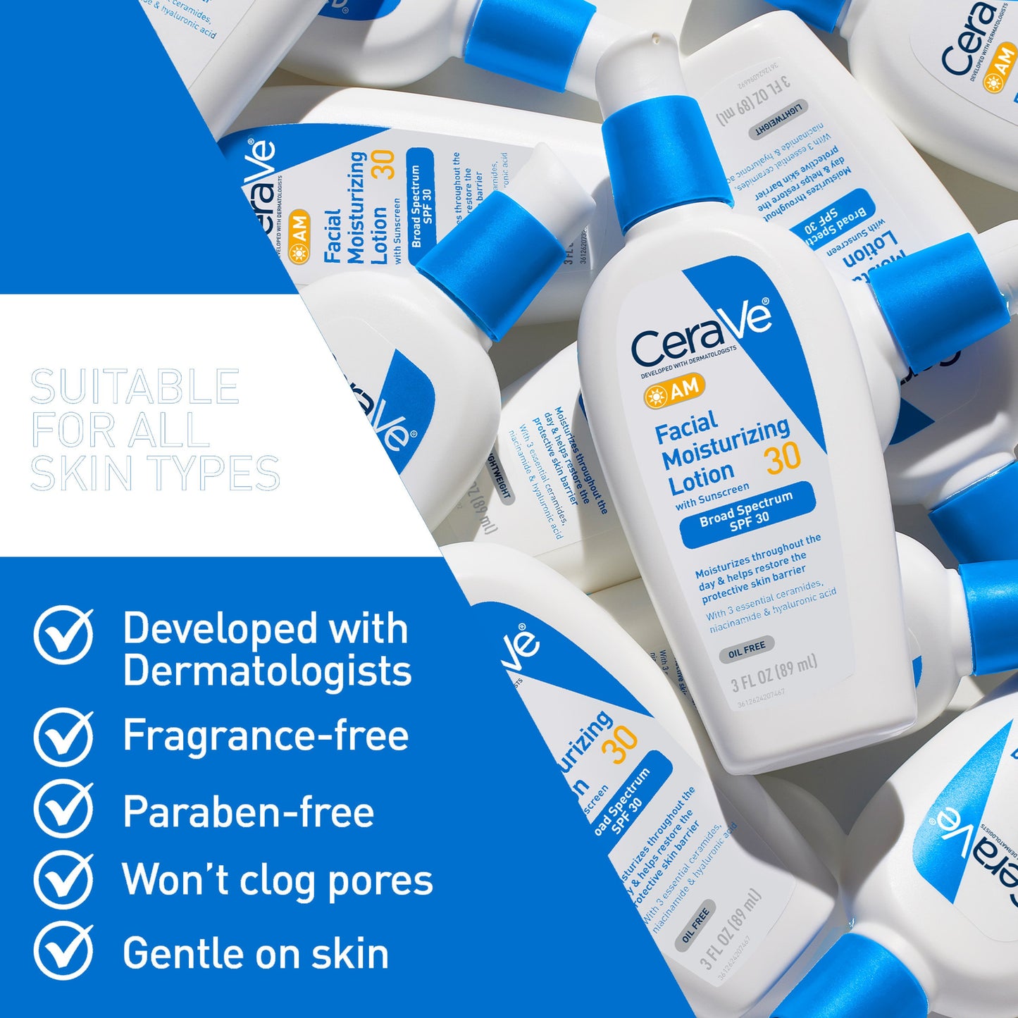 CeraVe AM Facial Moisturizing Lotion - SPF 30