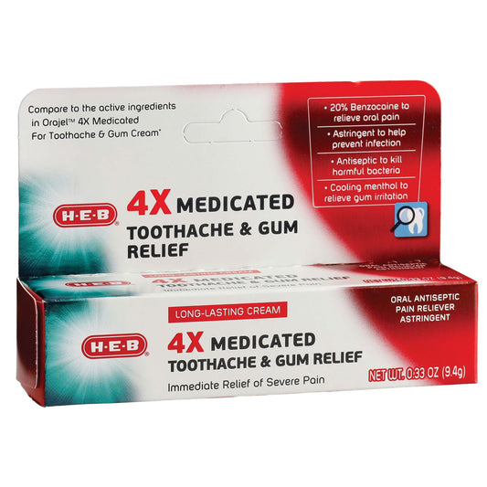 H-E-B Severe Toothache & Gum Relief Cream