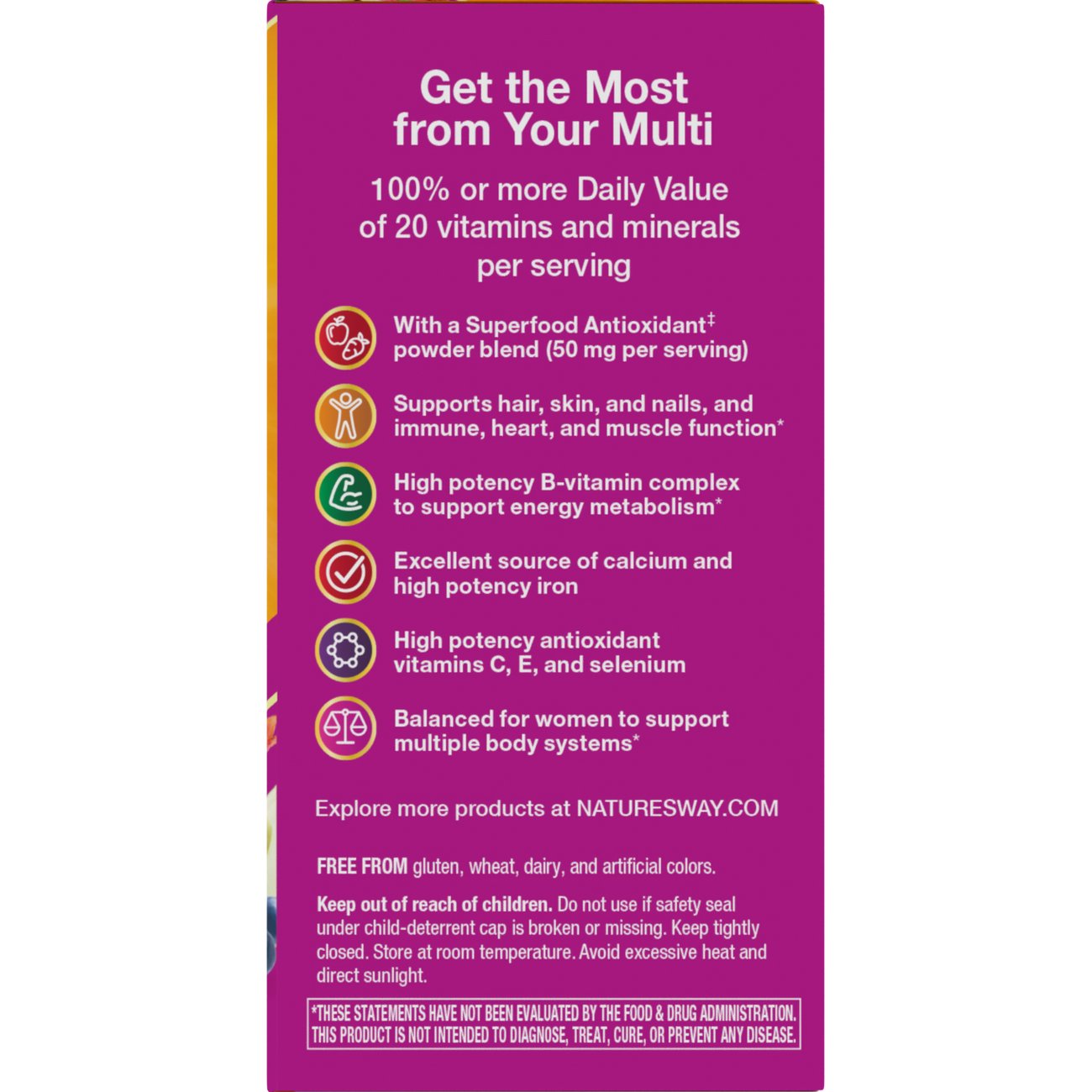 Nature's Way Alive! Women's Complete Daily Multivitamin Tablets