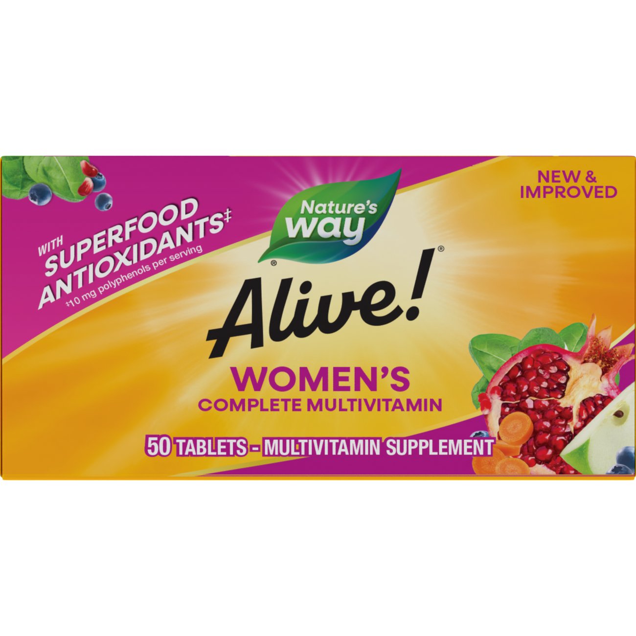 Nature's Way Alive! Women's Complete Daily Multivitamin Tablets