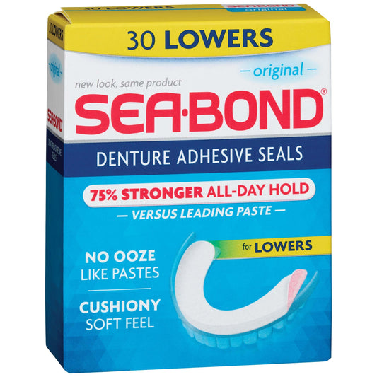 Sea-Bond Denture Adhesive Lowers Seals