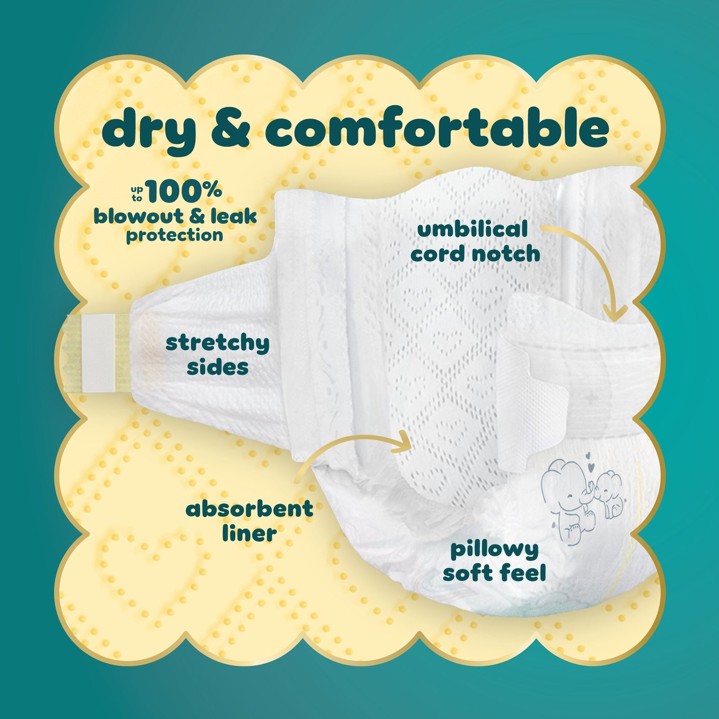 Pampers Preemie Swaddlers Diapers - Size P1