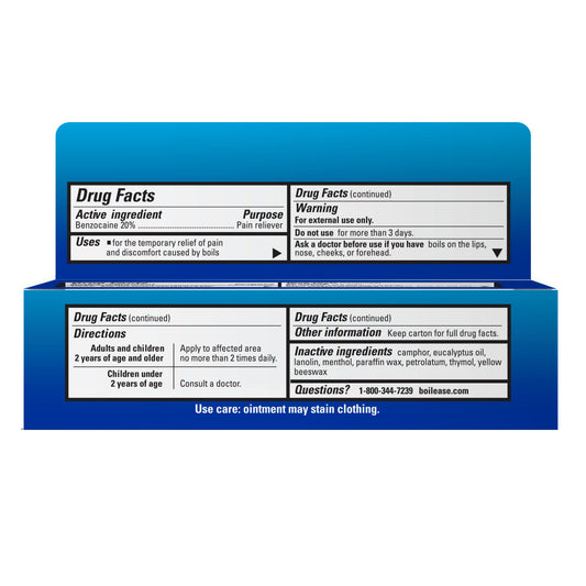 Boil-Ease Maximum Strength Pain Relieving Ointment