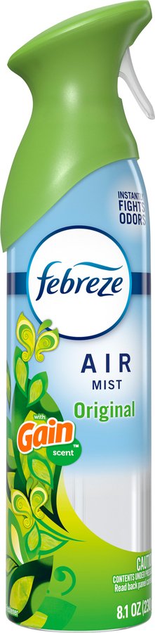 Febreze Air Freshener Spray - Odor-Fighting Room Spray - Gain Original Scent