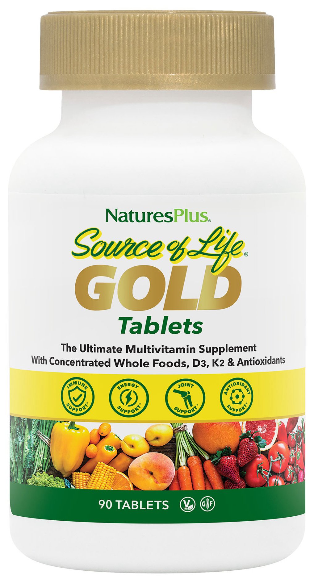 NaturesPlus Source of Life Gold Multivitamin Tablets