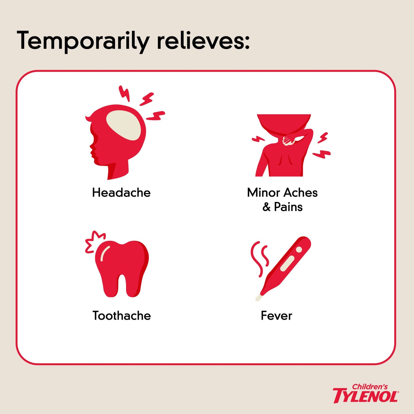 Tylenol Children's Pain & Fever Relief Oral Suspension - Grape
