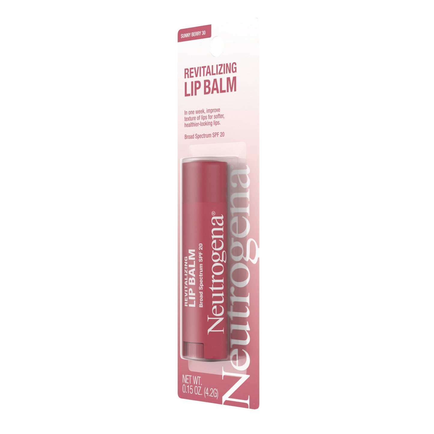 Neutrogena Revitalizing SPF 20 Tinted Lip Balm - Sheer Sunny Berry