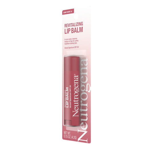 Neutrogena Revitalizing SPF 20 Tinted Lip Balm - Sheer Sunny Berry