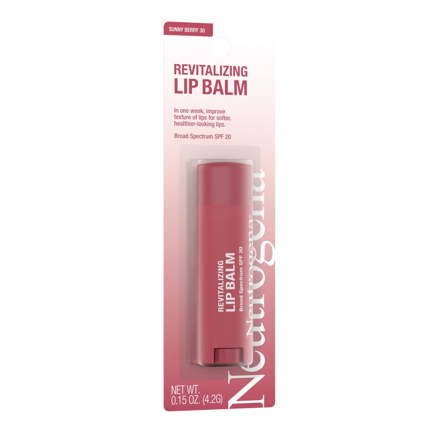 Neutrogena Revitalizing SPF 20 Tinted Lip Balm - Sheer Sunny Berry