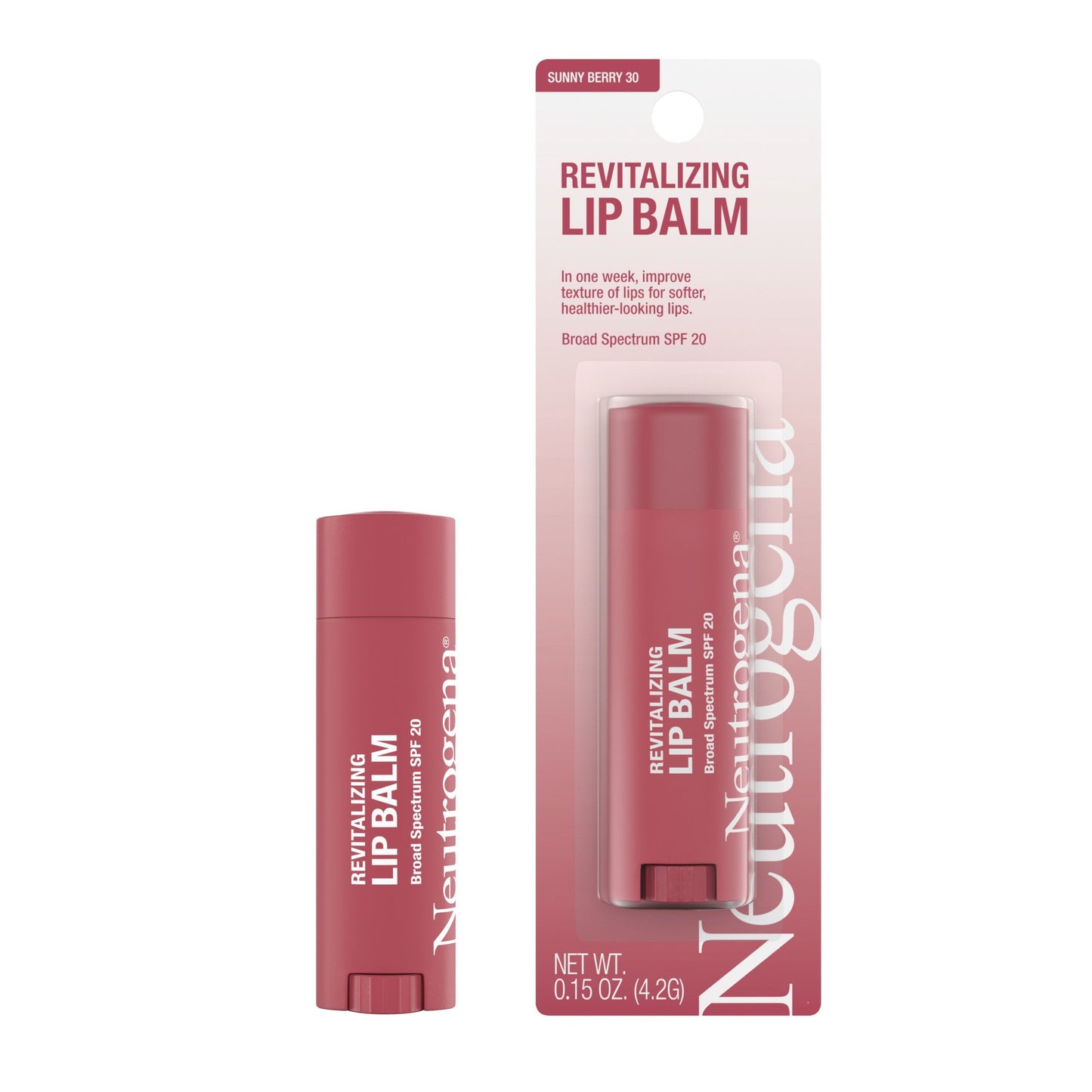 Neutrogena Revitalizing SPF 20 Tinted Lip Balm - Sheer Sunny Berry