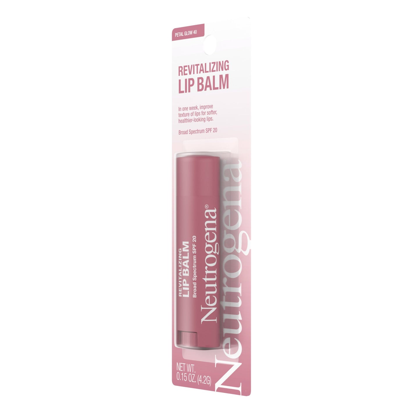 Neutrogena Revitalizing SPF 20 Tinted Lip Balm - Petal Glow