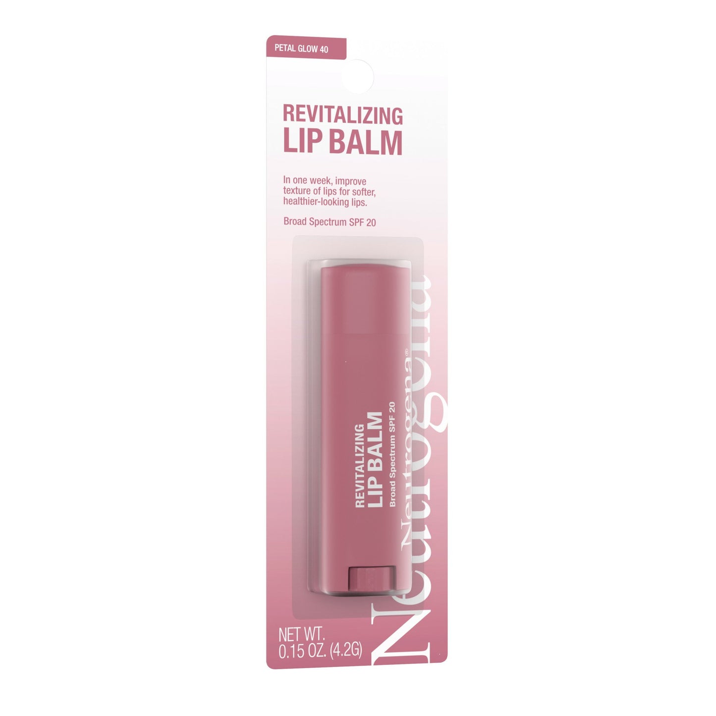 Neutrogena Revitalizing SPF 20 Tinted Lip Balm - Petal Glow