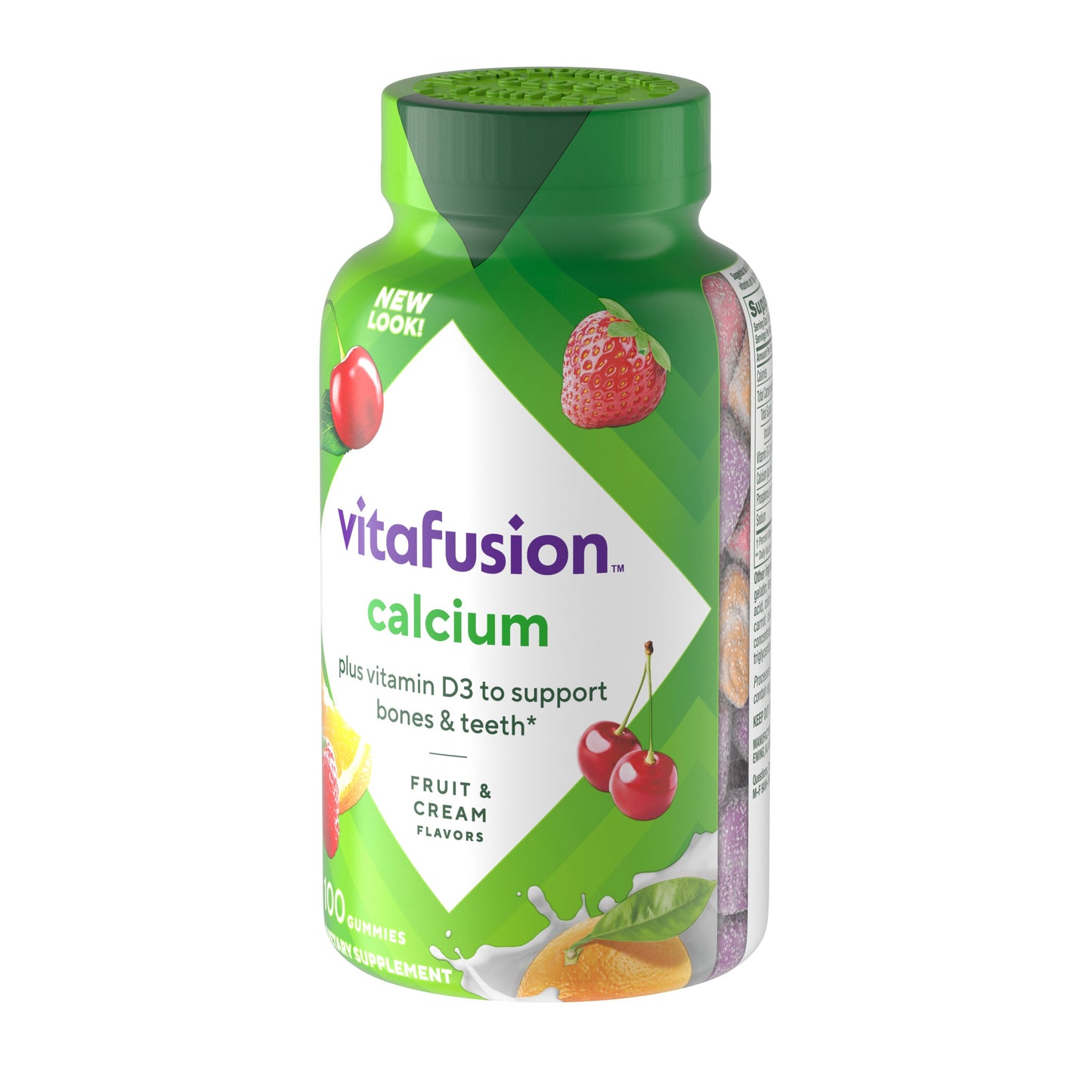 Vitafusion Calcium Gummy Vitamins - Fruit & Cream
