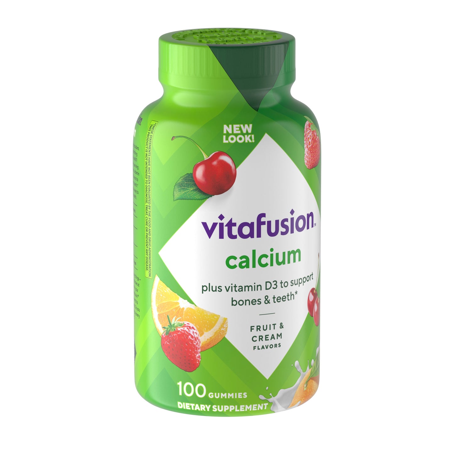 Vitafusion Calcium Gummy Vitamins - Fruit & Cream