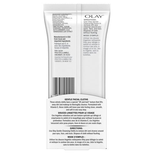 Olay Daily Gentle Clean Wet Cleansing Cloths