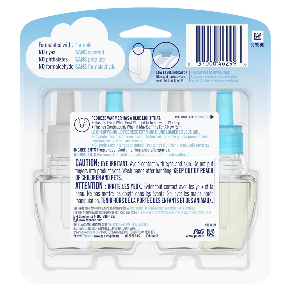 Febreze Plug Linen & Sky Scented Oil Refill