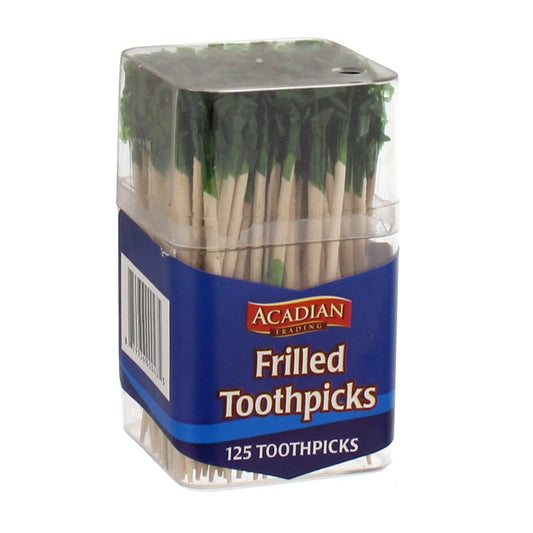 Acadian Trading Frilled Toothpicks Assorted Colors