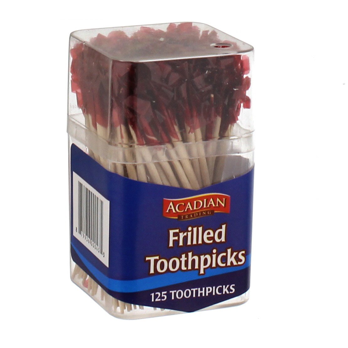Acadian Trading Frilled Toothpicks Assorted Colors