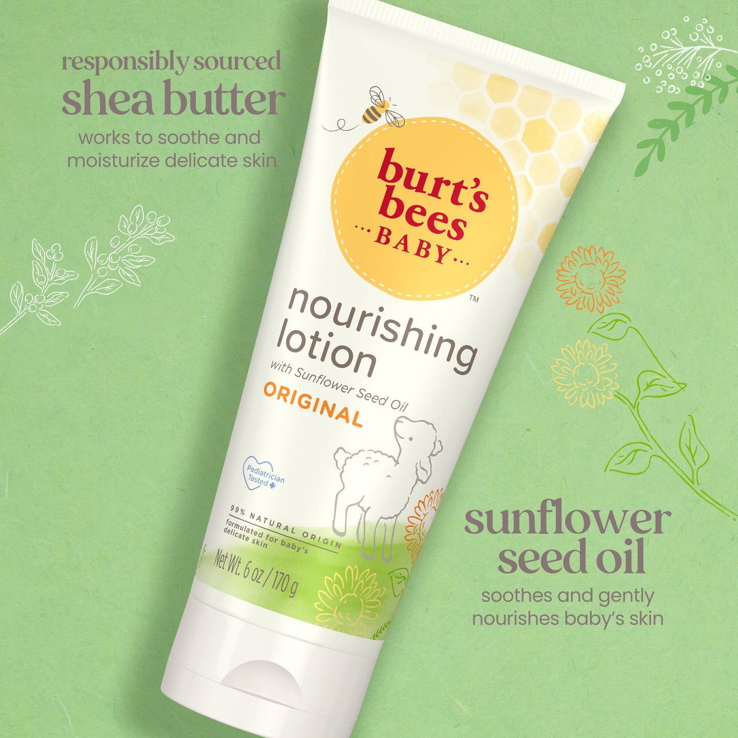 Burt's Bees Baby Nourishing Lotion - Original Scent