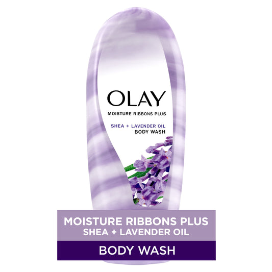 Olay Moisture Ribbons Plus Body Wash - Shea + Lavender Oil