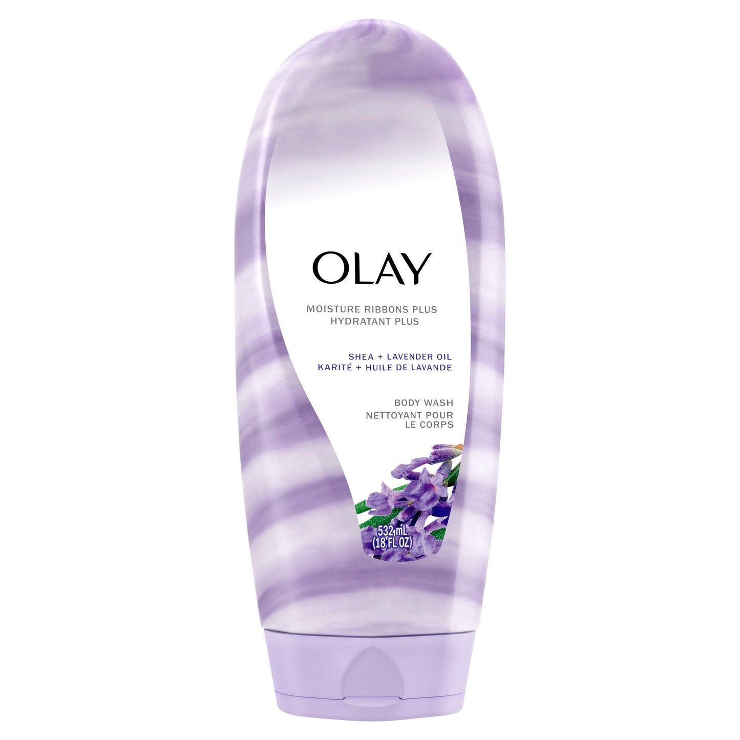 Olay Moisture Ribbons Plus Body Wash - Shea + Lavender Oil